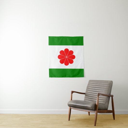 Tenture Drapeau de Taïwan indépendant - 臺灣獨立運動 - 台灣獨立運動 (En situation)