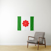 Tenture Drapeau de Taïwan indépendant - 臺灣獨立運動 - 台灣獨立運動 (En situation (horizontale))