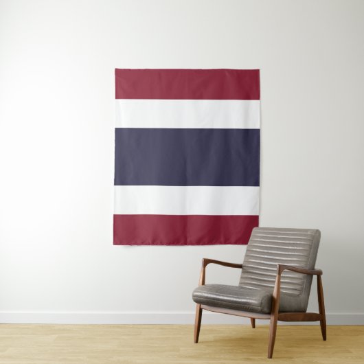 Tenture Drapeau de Thaïlande (En situation)