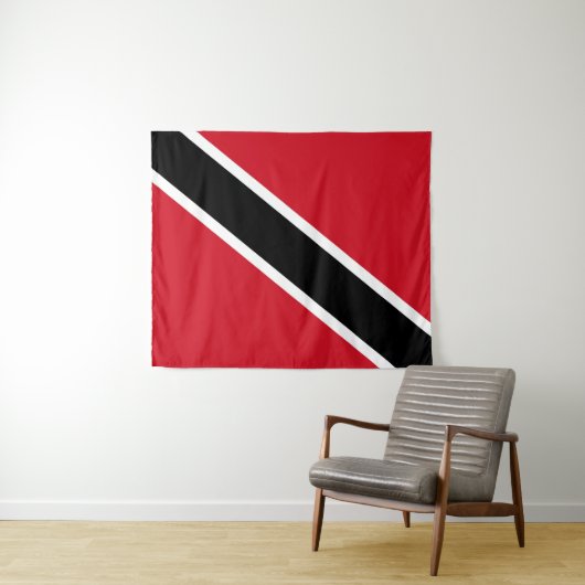 Tenture Drapeau de Trinité-et-Tobago (En situation (horizontale))