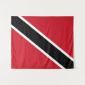 Tenture Drapeau de Trinité-et-Tobago (Devant (Horizontal))