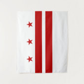 Tenture Drapeau de Washington DC (Devant)