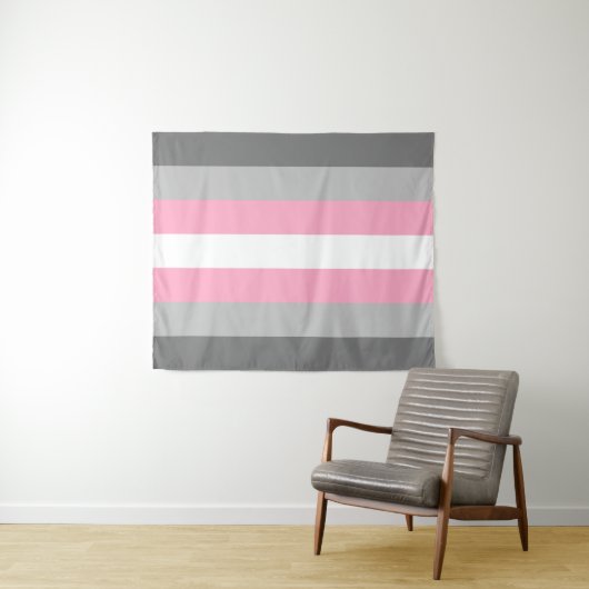 Tenture Drapeau Demigirl 127 x 152 cm (En situation (horizontale))