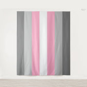 Tenture Drapeau DémiGirl extra grand (Devant)