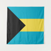Tenture Drapeau des Bahamas (Devant)