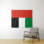 Tenture Drapeau des Émirats arabes unis (En situation (horizontale))