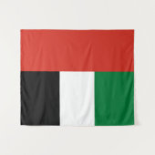 Tenture Drapeau des Émirats arabes unis (Devant (Horizontal))