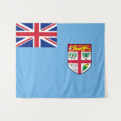 Tenture Drapeau des Fidji (Devant (Horizontal))