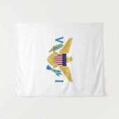 Tenture Drapeau des îles Vierges américaines (Devant (Horizontal))