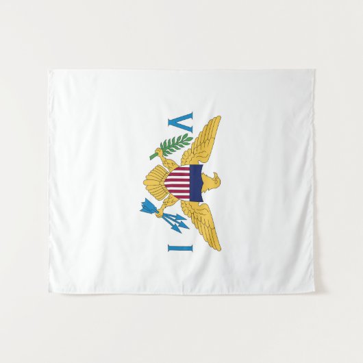 Tenture Drapeau des îles Vierges américaines (Devant (Horizontal))