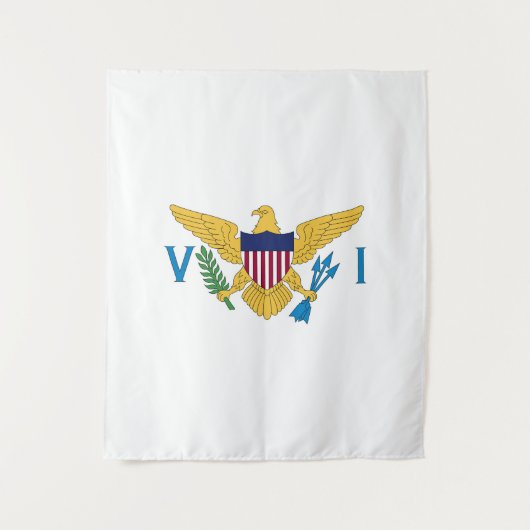 Tenture Drapeau des îles Vierges américaines (Devant)