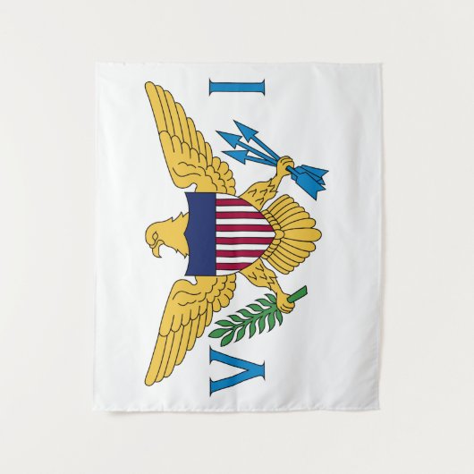 Tenture Drapeau des îles Vierges américaines (Devant)