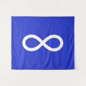 Tenture Drapeau des Métis (Devant (Horizontal))