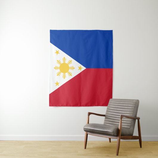 Tenture drapeau des Philippines (En situation)