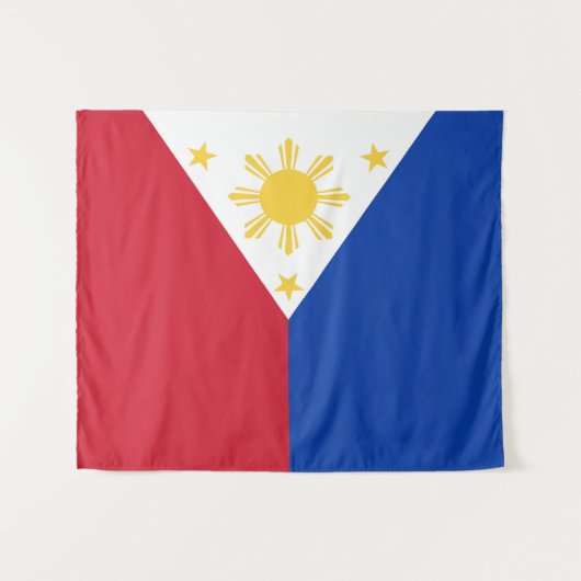Tenture drapeau des Philippines (Devant (Horizontal))