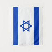 Tenture Drapeau d'Israël (Devant)