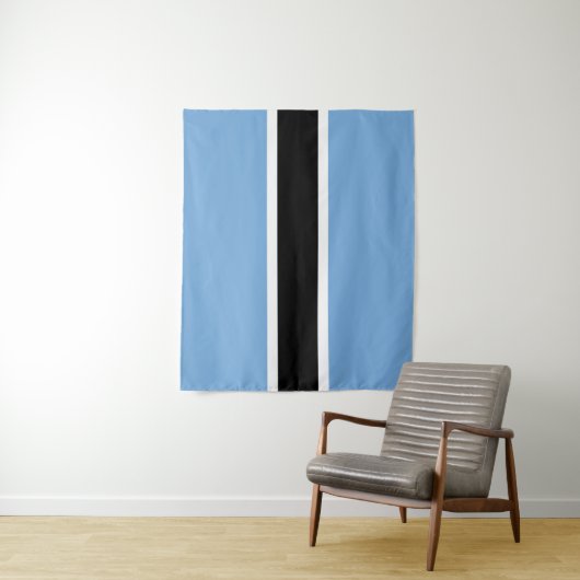 Tenture Drapeau du Botswana (En situation)