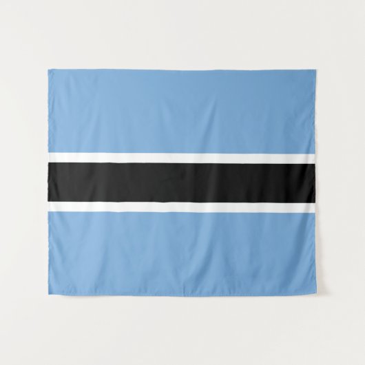 Tenture Drapeau du Botswana (Devant (Horizontal))