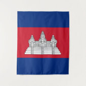Tenture drapeau du Cambodge (Devant)