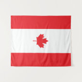 Tenture Drapeau du Canada (Devant (Horizontal))