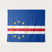 Tenture Drapeau du Cap-Vert (Devant (Horizontal))