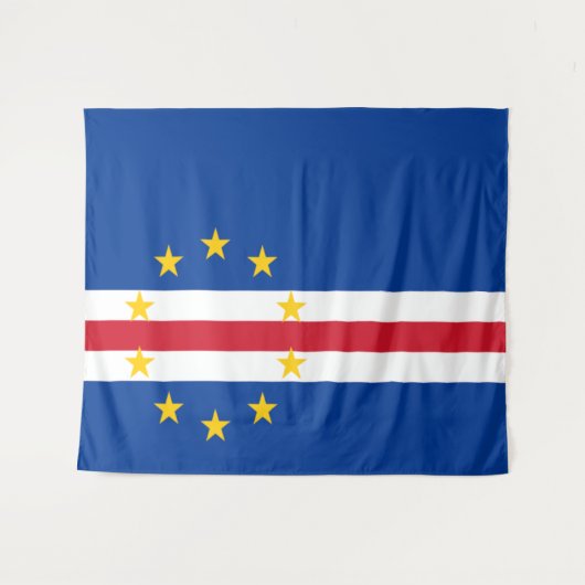 Tenture Drapeau du Cap-Vert (Devant (Horizontal))
