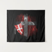 Tenture Drapeau du Danemark (Devant (Horizontal))