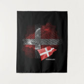 Tenture Drapeau du Danemark (Devant)