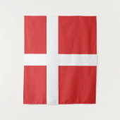 Tenture Drapeau du Danemark (Devant)