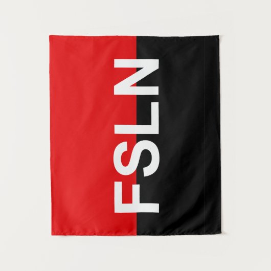 Tenture Drapeau du FSLN (Devant)
