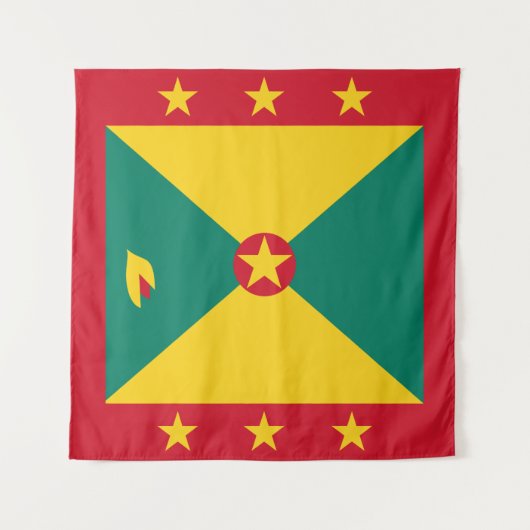 Tenture Drapeau du Grenada (Devant)