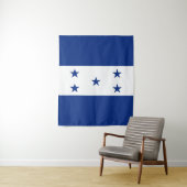 Tenture Drapeau du Honduras (En situation)