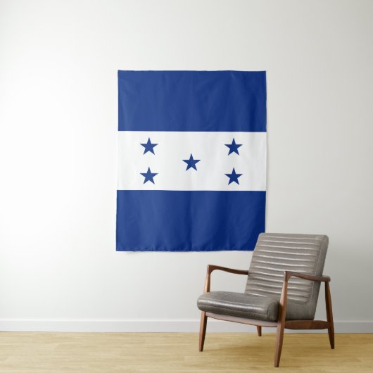 Tenture Drapeau du Honduras (En situation)