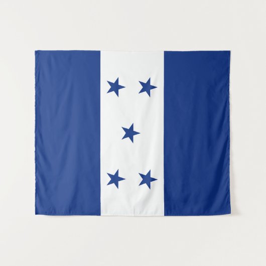 Tenture Drapeau du Honduras (Devant (Horizontal))