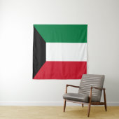 Tenture Drapeau du Kowéit (En situation)