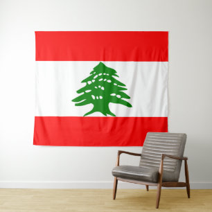 Tenture Drapeau du Liban