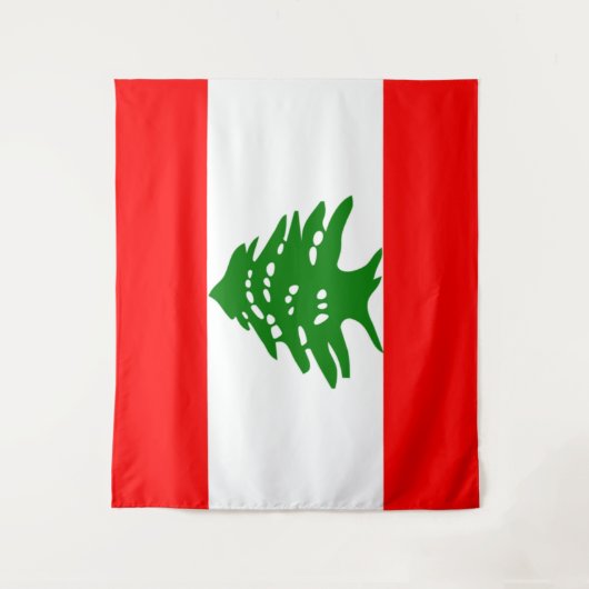 Tenture Drapeau du Liban (Devant)