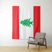 Tenture Drapeau du Liban (En situation)