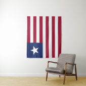 Tenture Drapeau du Libéria (En situation)