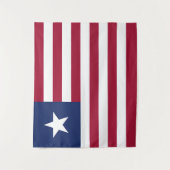 Tenture Drapeau du Libéria (Devant)