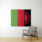 Tenture drapeau du Malawi (En situation (horizontale))