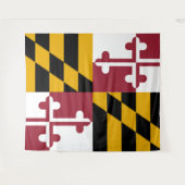 Tenture Drapeau du Maryland (Devant (Horizontal))