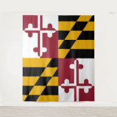 Tenture Drapeau du Maryland (Devant)