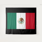 Tenture Drapeau du Mexique (Devant (Horizontal))