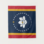 Tenture Drapeau du Mississippi 2020 (Devant)