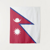 Tenture Drapeau du Népal (Devant)