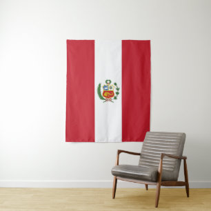 Tenture Drapeau du Pérou
