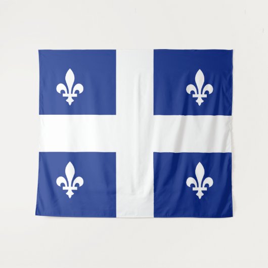 Tenture Drapeau du Québec (Devant (Horizontal))