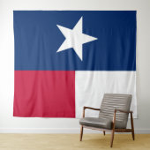 Tenture Drapeau du Texas (En situation (horizontale))