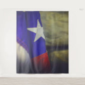Tenture Drapeau du Texas Rustique Lone Star State USA (Devant)
